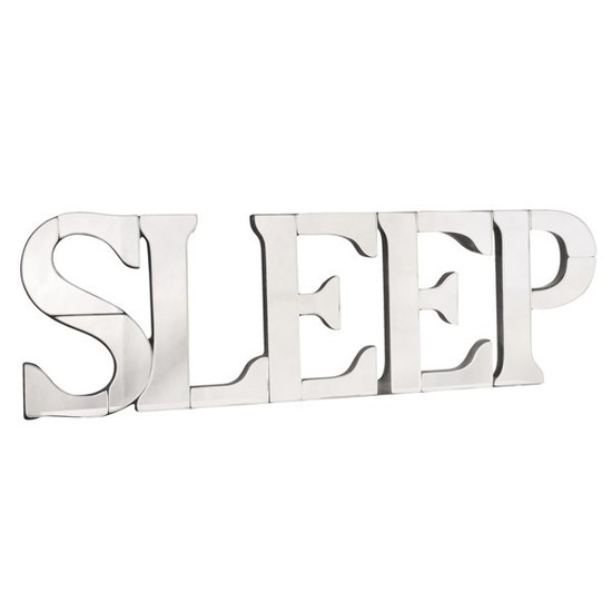 Mirrored Sleep Word Wall Art