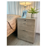 Zinnia Bedside in Polytec Avignon-Walnut Grey Colour