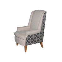 Mary Winged Armchair Washable Fabric covered. Or chose 4 Metres