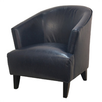 Alfred Club Chair  Vinyl covered. Or chose 4.3 Meters. Last one in stock
