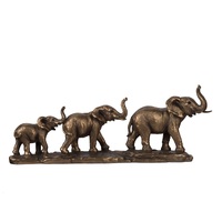 Elephant Family of 3 Statue