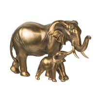 Elephant Mother & Calf Statue