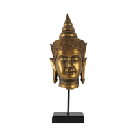 Buddha Statue Head on Stand. Simple and versatile decorative piece to change the look and feel of your home with the Buddha Statue Head