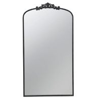 Baroque Tall Black Wall Mirror 168