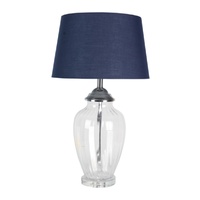 Addison Table Lamp Navy Blue 67cmh