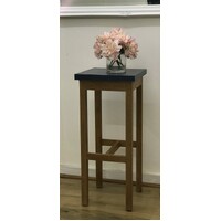 Charcoal Top Barstool/Tall Side Table 81cms high