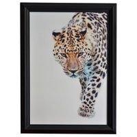 Leopard Walking Wall Art 