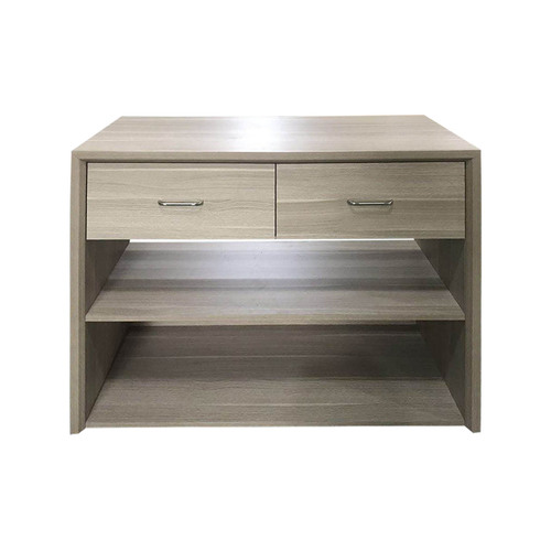 Marigold Entertainment Unit in Polytec Maison Oak. Ideal for Aged Care or Residential Living.