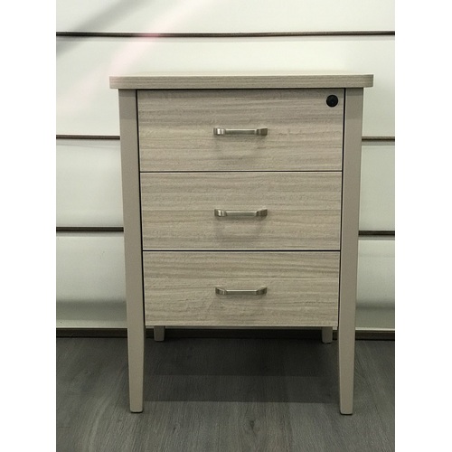 Marigold Bedside Table in Polytec Angora Oak