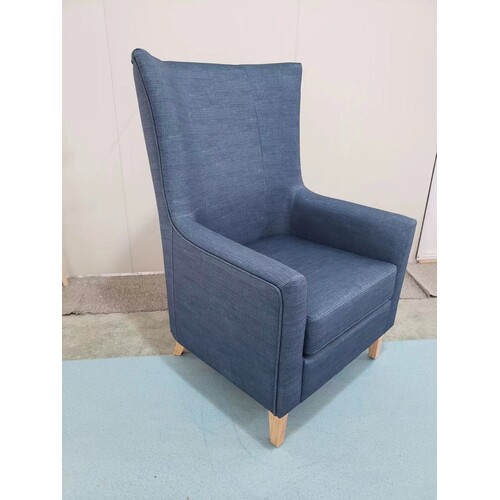 Rennes Wing Armchair Vinyl covered. Or chose 5.8 Metres of fabric
