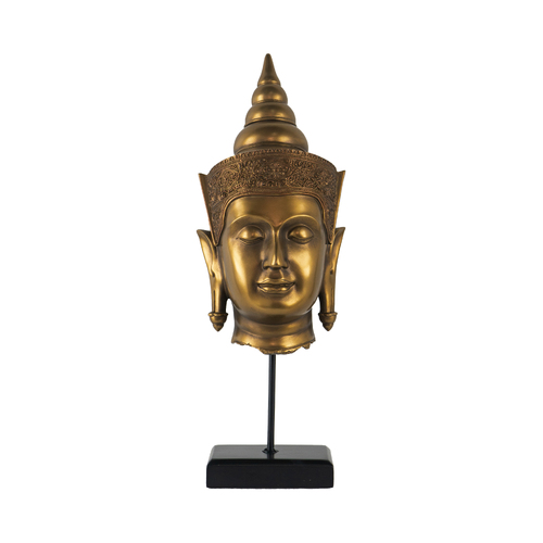 Buddha Statue Head on Stand. Simple and versatile decorative piece to change the look and feel of your home with the Buddha Statue Head