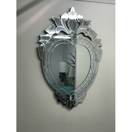 Venetian Heart Shaped Mirror 