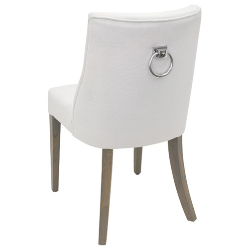 Ex Showroom Ophelia Dining Chair White chrome ring. Last four at this price.