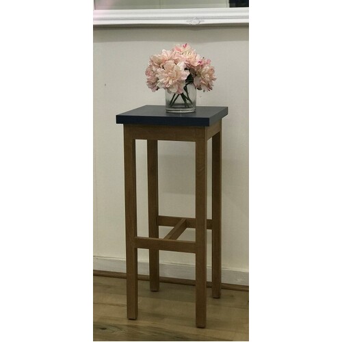 Charcoal Top Barstool/Tall Side Table 81cms high