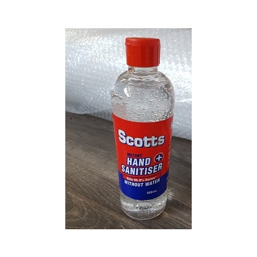 Scotts Instant Hand Sanitizer 500ml Made in Australia